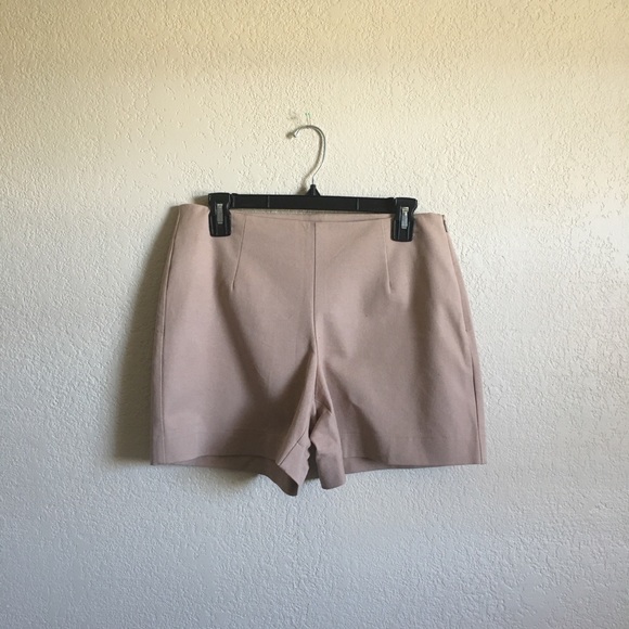 Boston Proper Beige Zip Shorts - Picture 2 of 5